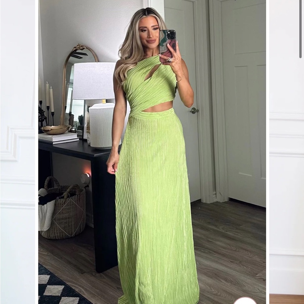 Lime Green Maxi Dress